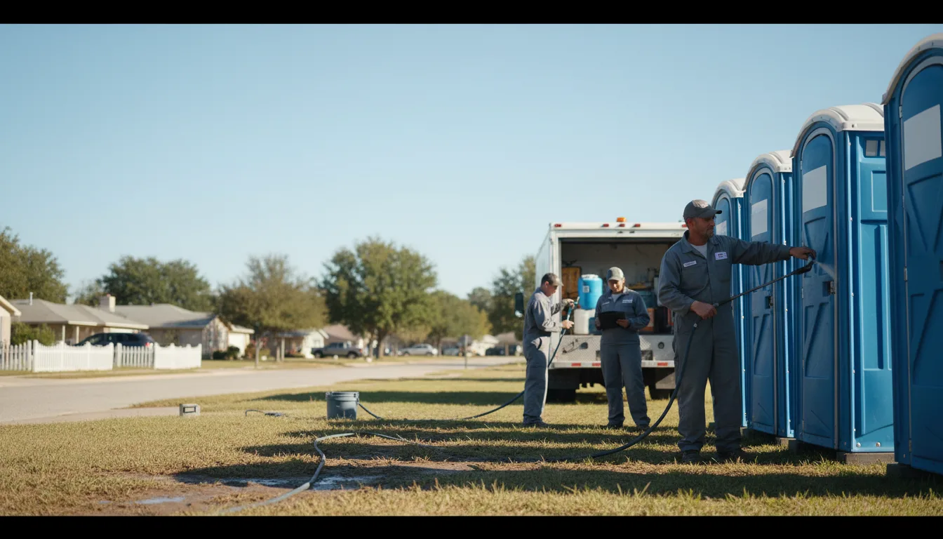 Long-Term Portable Toilet Rental in Baytown, TX near me